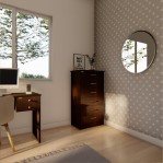 Cajonera de Dormitorio EMC con 6 Cajones Wengue