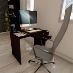 Escritorio EMC 1m con 2 Cajones Wengue