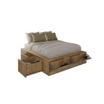 Cama PRO EMC Queen 1,60m con 6 cajones y 2 zapateros Báltico