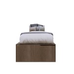 Cama BOX 1 Plaza Con 3 Cajones Y 1 Zapatero Terrarum