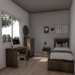 Cama BOX 1 Plaza Con 3 Cajones Y 1 Zapatero Terrarum