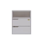 Mesa De Luz Con 2 Cajones Y Estante Venezia EMC