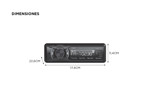 Estereo BT X-View CA1000RX Panel Frontal Desmontable