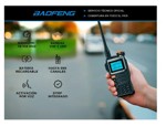 Handy Baofeng Radio FM 76-108MHz Batería Manos Libres
