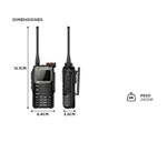 Handy Baofeng Radio FM 76-108MHz Batería Manos Libres