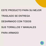 Rack Tv 80 Nórdico con puerta 