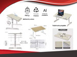 Mesa Plegable Soporte Notebook Base Ajustable Portátil