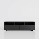 Rack Mesa Mueble TV Moderno 60 pulgadas 160cm Color Negro