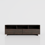 Rack Mesa Mueble TV Moderno 60 pulgadas 160cm Color Wengue