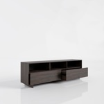 Rack Mesa Mueble TV Moderno 60 pulgadas 160cm Color Wengue