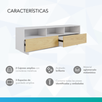 Rack Mesa Mueble TV Moderno 60 pulgadas 160cm Color Nordico