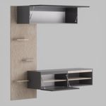 Rack Flotante para TV EMC Báltico y Gris Grafito