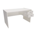 Escritorio EMC 1,30m con 2 Cajones Blanco