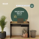 Escritorio Oslo Moderno Oficina Pc 95cm 1 Cajon Er95