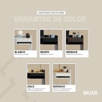 Escritorio Oslo Moderno Oficina Pc 95cm 1 Cajon Er95