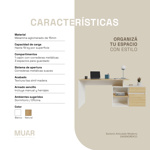 Escritorio Articulado Nordico Moderno Oficina Pc 130cm EA02