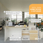 Escritorio Articulado Nordico Moderno Oficina Pc 130cm EA02