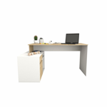 Escritorio Pc Funcional Con Mueble Bajo Melamina 3048