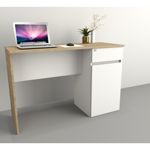 Escritorio moderno juvenil para Notebook Olmo con Blanco