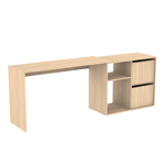 Escritorio Dielfe Modular Marron Roble Natural EMM120