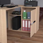 Escritorio Dielfe Modular Marron Roble Natural EMM120