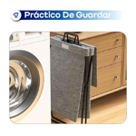 Canasto Cesto Plagable Waggs Ropa Laundry Organizador Gris