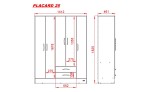 PLACARD 25 EXPRESS CAOBA REVESTIDO (CM)