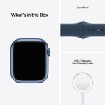 Estuche de aluminio azul para reloj inteligente Apple Watch Series 7 GPS, 41 mm, reacondicionado