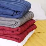 Colcha-Cubrecama Quilt Twin Size Color Gris Oscuro