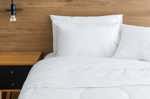 Acolchado Percalito Blanco King Size
