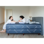 SOMMIER RESORTES 1 1/2 PLAZA PURPLE 100X190 ESSENTIALS