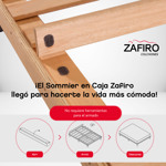 Sommier en caja Zafiro de 1 plaza 80x190
