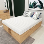 BOX BENETHON 2 PL 1.40 - BAMBU (NEBRASKA NATURAL)           