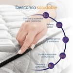 Colchón Gamma Espuma 1 Plaza Alta Densidad Soporte 80KG 80x190