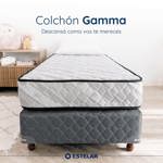 Colchón Gamma Espuma 1 Plaza Alta Densidad Soporte 80KG 80x190