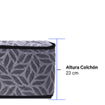 Colchón Eden Espuma 1 plaza- 80x190x23cm 