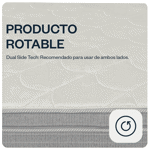 Oferta 2 Colchones Resorte 1 plaza y media 100x190 Vasari