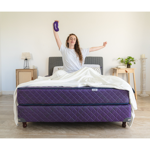 Colchón 1 Plaza 80x190x20 Espuma Densidad Y Firmeza Intermedia Purple Original