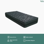 Colchon + Sommier Espuma 1 1/2 Plaza Ayfa Euro 90x190x26 100kg Dual Euro