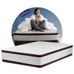 Colchon 2 plazas espuma alta densidad Estelar zinus doble pillow linea hotelera 120kg p/persona