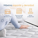 Colchón 2 Plazas Espuma Alta Densidad  Estelar Nova 140X190 + 2 Almohadas de Regalo 