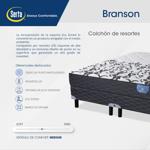 Colchón de Resortes Queen Size Serta Branson 160x200