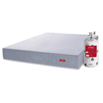 Colchón compactado de resortes Zafiro Express Hybrid King Size 180x200 cm