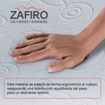 Colchón de Espuma King Size Zafiro Express Light 200x200