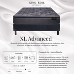 Conjunto Sommier y Colchón de resortes King Koil XL Advanced Super King 200x200