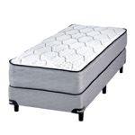 COLCHÓN Y SOMMIER SUAVESTAR BOREAL BAMBOO 80x190 RESORTE 1 PLAZA