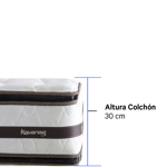 Colchón Pacific Resortes King - 200x200x30 cm