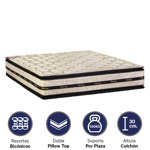 Colchón Pacific Resortes King - 200x200x30 cm