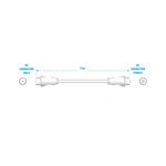 Cable Coaxial One For All Cc3112 3 Metros