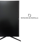 Monitor Gamer Level Up 27” 1440p 180Hz 1ms Altura regulable y giro 90°